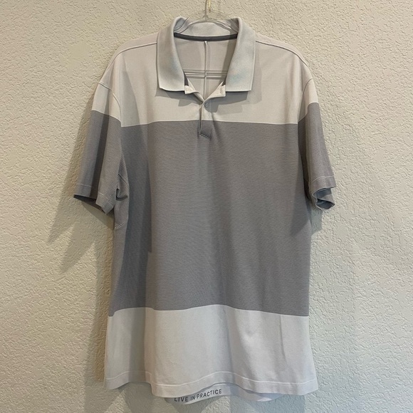 Lululemon Tech Pique Polo in Stripes - XXL - Picture 5 of 8